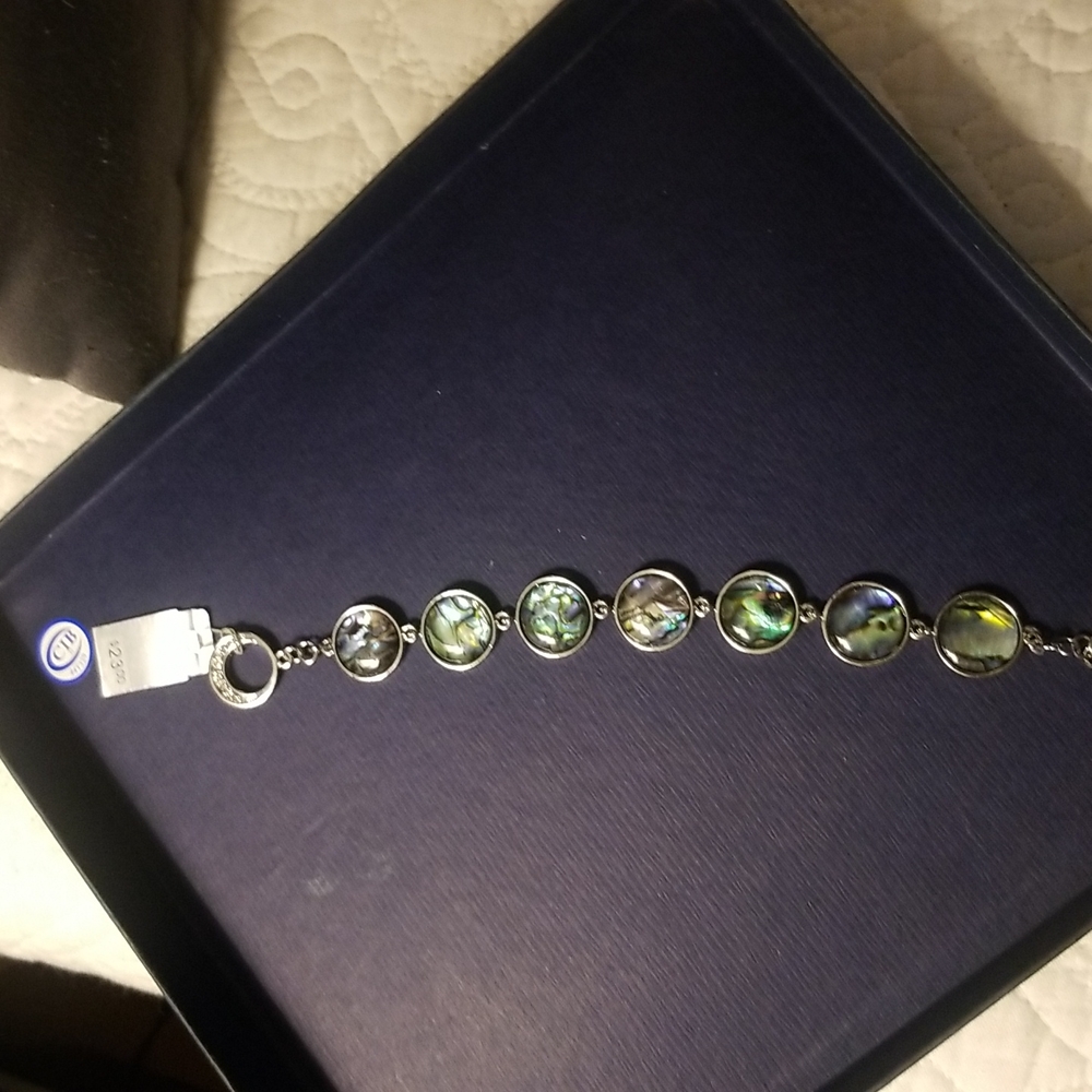 Abalone shell bracelet
